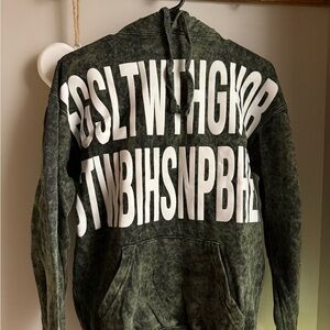 Green Graphic Hoodie